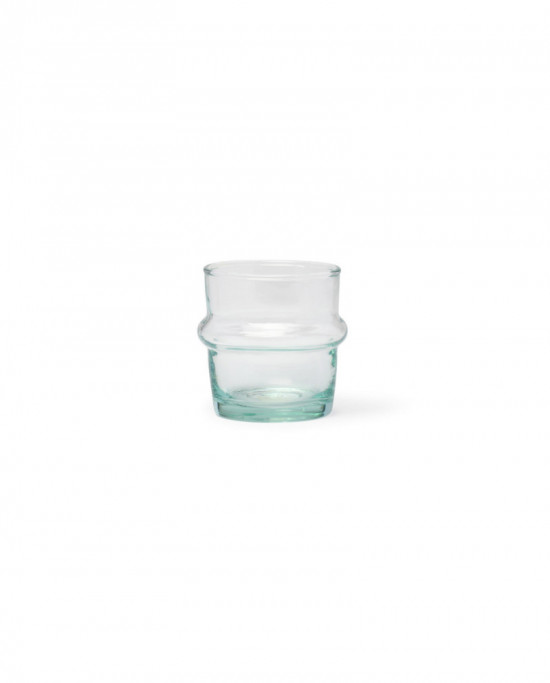 Verrine beldi en verre recyclé soufflé bouche transparent verre recyclé Ø 5,5 cm Lily Pro.mundi