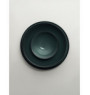 Assiette à bord droit rond vert de gris porcelaine Ø 20 cm Javeil Velvet Astera