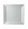 Assiette plate carré blanc porcelaine 21,5x21,5 cm Classic Square