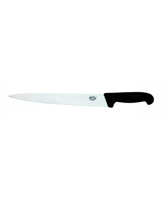Couteau tranchelard inox noir 190 g 30 cm inox plastique Fibrox Victorinox