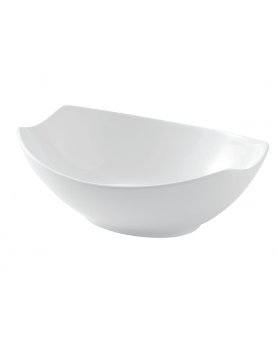 Saladier ovale blanc porcelaine 26 cm Matcha Pro.mundi