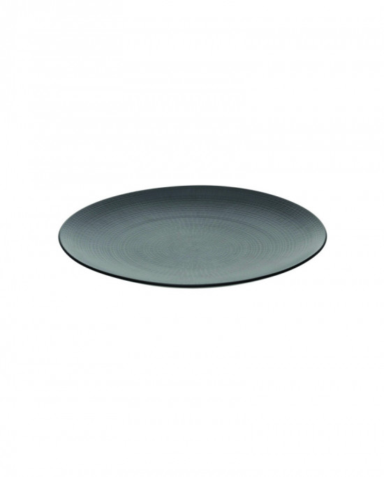 Assiette coupe plate rond pierre de lave grès Ø 28 cm Modulo Nature Degrenne