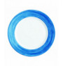 Assiette plate rond bleu verre Ø 23,5 cm Brush Arcoroc