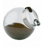 Bonbonnière avec cuillère rond transparent verre Ø 20 cm Aps