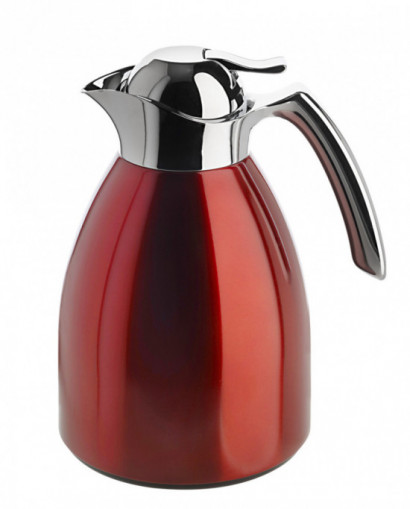 Pichet isotherme rouge inox...