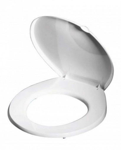 Abattant WC rond blanc...