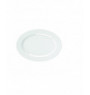 Assiette plate ovale blanc porcelaine 32x23 cm Brasserie Astera
