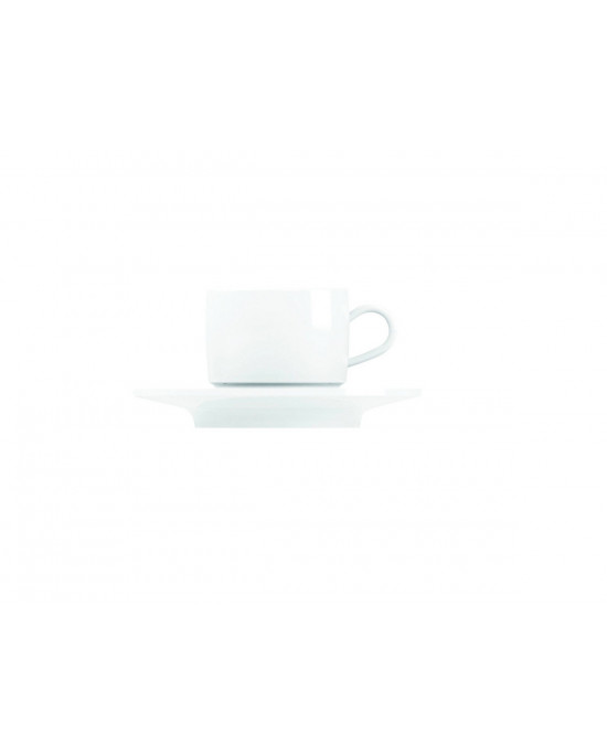 Tasse à thé rond blanc porcelaine 18 cl Ø 8,2 cm Brasserie Astera