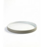 Assiette plate rond taupe porcelaine Ø 25,5 cm Dusk Serax