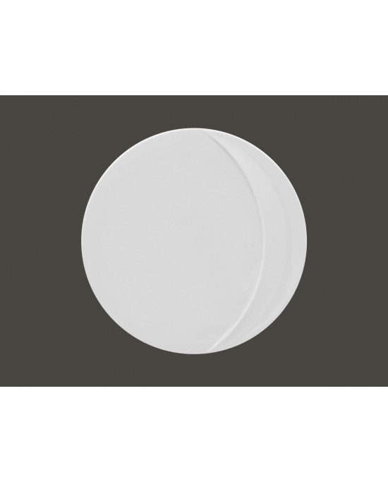 Assiette plate rond blanc porcelaine Ø 31 cm Moon Rak