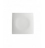 Assiette plate carré blanc porcelaine 19x19 cm Okito Pro.mundi