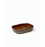 Coupelle rectangulaire brun grès 14,5x10,5 cm Merci Serax