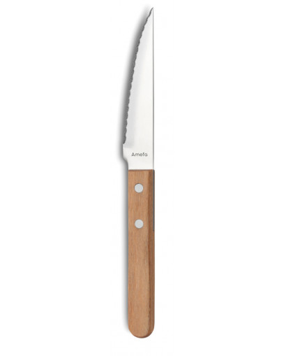 Couteau à steak brun 21 cm...