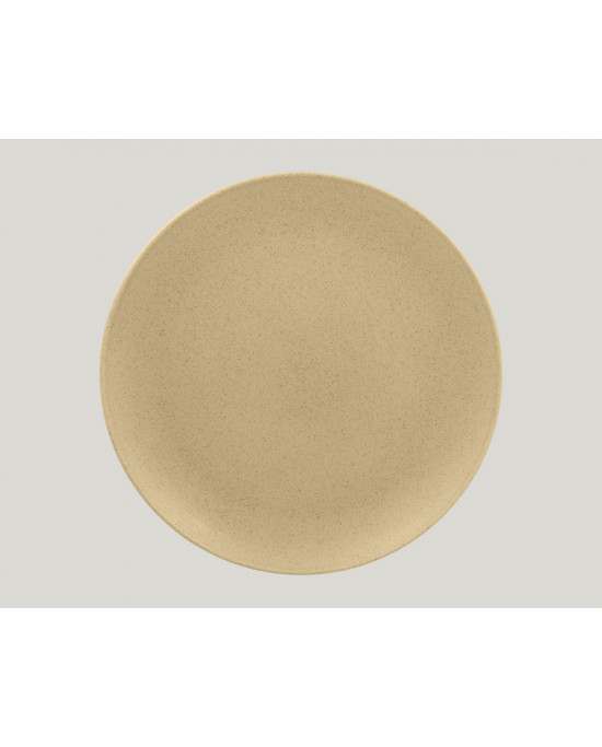 Assiette coupe plate rond beige porcelaine Ø 29 cm Genesis Rak