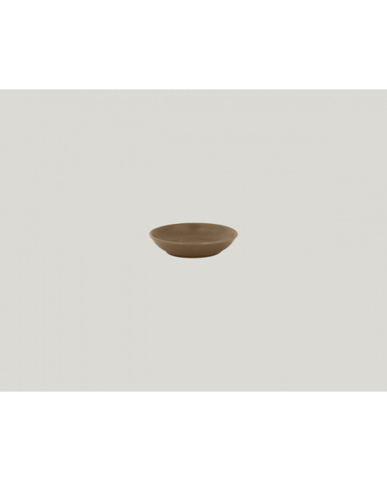 Assiette coupe creuse rond marron porcelaine Ø 9 cm Genesis Rak