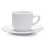 Sous-tasse à déjeuner rond blanc porcelaine Ø 15,8 cm Cafett