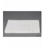 Sachet 3 tapis de bain blanc 50x70 cm 650 g/m² coton  (3 pièces)