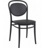 Chaise noir 85x45x52 cm Marcel