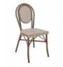 Chaise de terrasse bordeaux 90x41x56 cm Paris