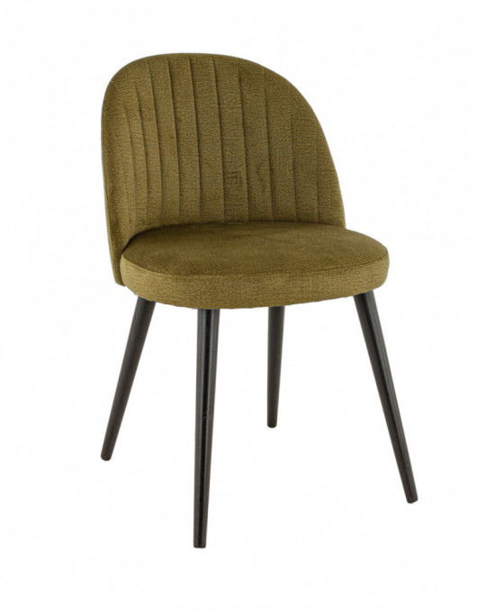 Chaise d'intérieur olive 81x49x55 cm Emile