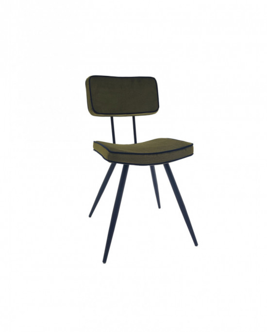 Chaise d'intérieur olive 81x47,5x60 cm Maurice