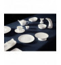 Assiette plate carré ivoire porcelaine 21x21 cm Bravura Rak