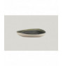 Assiette coupe creuse triangulaire gris porcelaine 24x19,6 cm Rakstone Spot