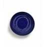 Plat rond lapis lazuli swirl - points blancs grès Ø 36 cm Feast By Ottolenghi Serax