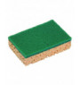 Lot de 10 tampons abrasifs sur éponge vert 11x7x2,4 cm Spontex  (10 pièces)