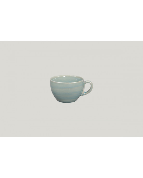 Tasse à thé bleu porcelaine 23 cl Ø 9 cm Rakstone Spot