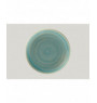 Assiette coupe plate rond bleu porcelaine Ø 29 cm Rakstone Spot