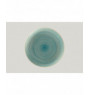 Assiette coupe plate rond bleu porcelaine Ø 28 cm Rakstone Spot