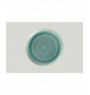Assiette coupe plate rond bleu porcelaine Ø 27 cm Rakstone Spot