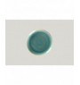 Assiette coupe plate rond bleu porcelaine Ø 21 cm Rakstone Spot