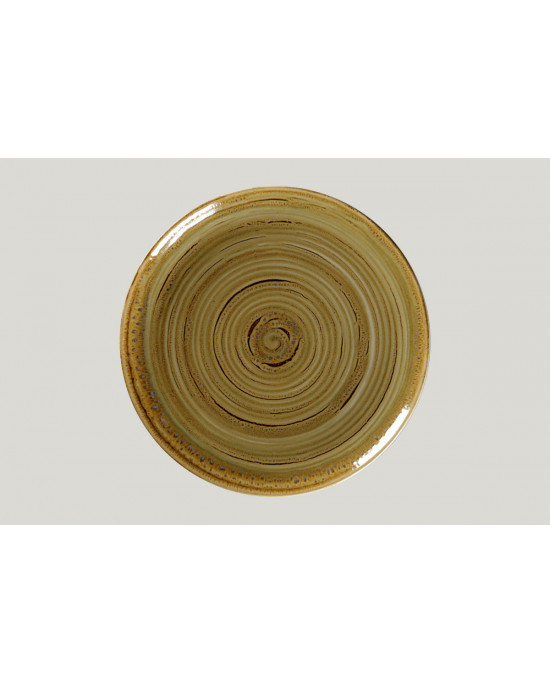 Assiette coupe plate rond beige porcelaine Ø 31 cm Rakstone Spot
