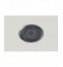 Plat ovale gris porcelaine 26 cm Rakstone Spot
