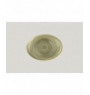 Plat ovale vert porcelaine 26 cm Rakstone Spot