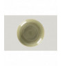 Assiette coupe creuse rond vert porcelaine Ø 28 cm Rakstone Spot