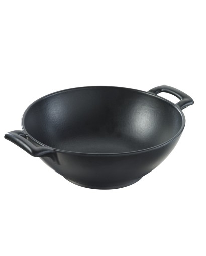 Assiette wok rond noir...
