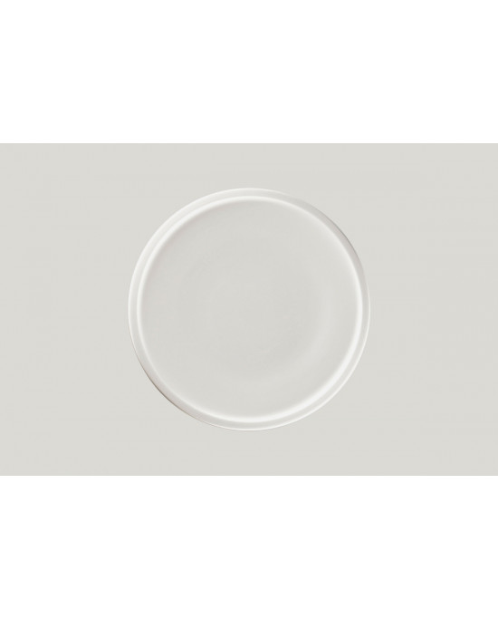 Assiette coupe plate rond gris porcelaine Ø 28 cm Rakstone Ease