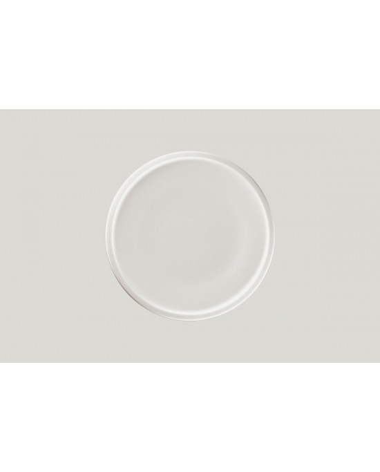 Assiette coupe plate rond gris porcelaine Ø 24 cm Rakstone Ease