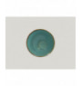 Saladier irrégulier turquoise porcelaine Ø 22 cm Twirl Rak
