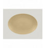 Plat ovale beige porcelaine 32 cm Genesis Rak