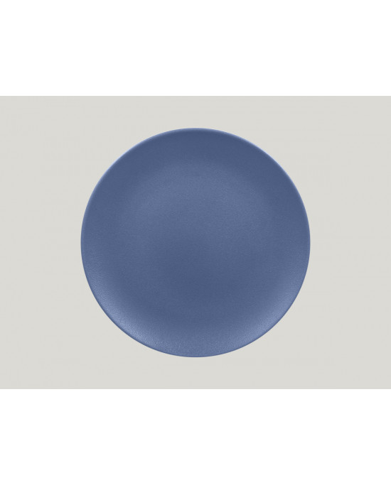 Assiette plate rond bleu porcelaine Ø 31 cm Neo Fusion Rak