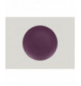 Assiette plate rond prune purple porcelaine Ø 27 cm Neo Fusion Rak