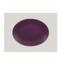 Plat ovale violet porcelaine 36x27 cm Neo Fusion Rak