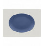 Plat ovale Bleu lavande porcelaine 36x27 cm Neo Fusion Rak