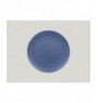 Assiette plate rond bleu porcelaine Ø 27 cm Neo Fusion Rak