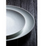 Assiette coupe plate rond blanc porcelaine Ø 22 cm Ripple  Astera