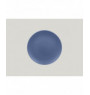 Assiette plate rond bleu porcelaine Ø 24 cm Neo Fusion Rak